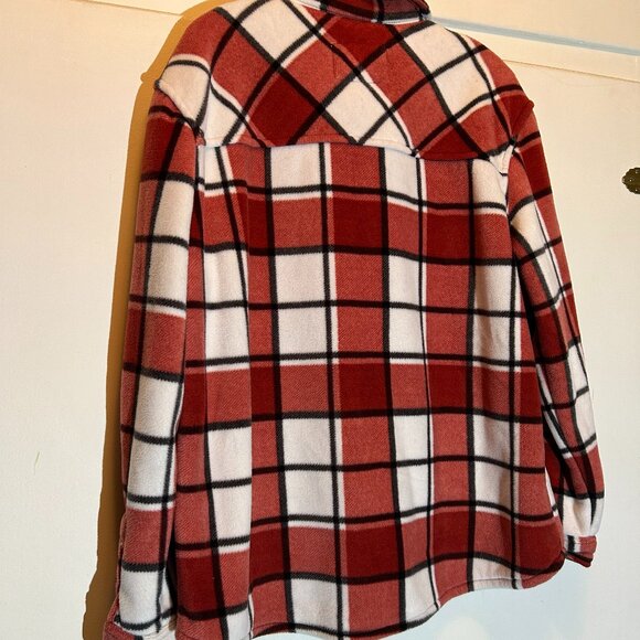 Sage Collective Plaid Lined Shacket Size L - Picture 2 of 10